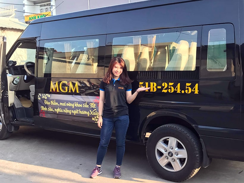công ty thuê xe 16 chỗ MGM